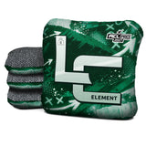 New York - Green Football Cornhole Bags - Set of 4 | Logic Cornhole