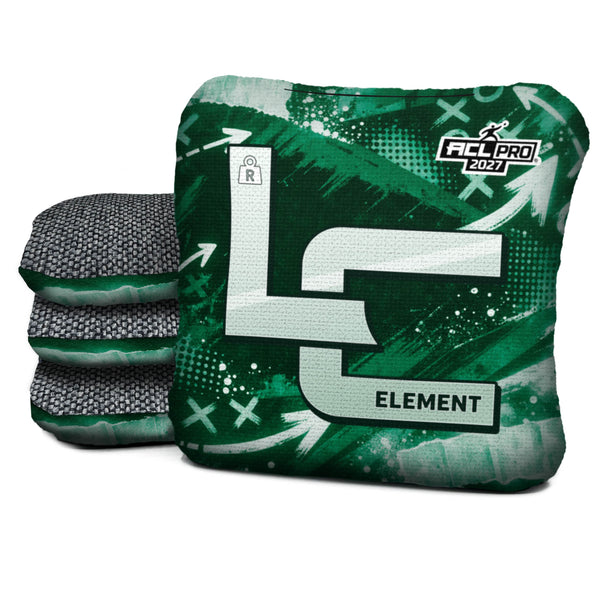 New York - Green Football Cornhole Bags - Set of 4 | Logic Cornhole