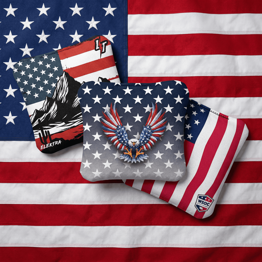 Patriotic Cornhole Bags