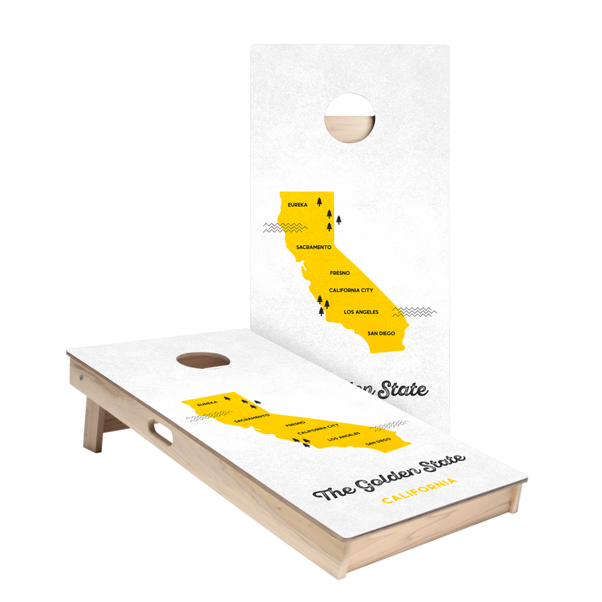 Golden State Star Cornhole Boards
