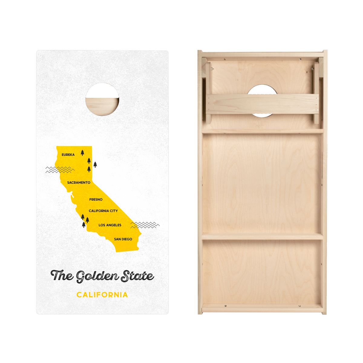 Golden State Star Cornhole Boards
