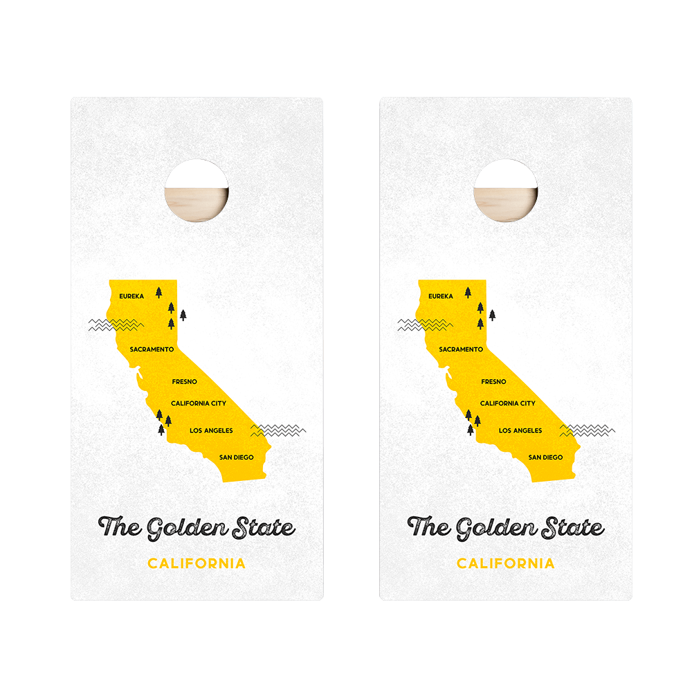 Golden State Star Cornhole Boards