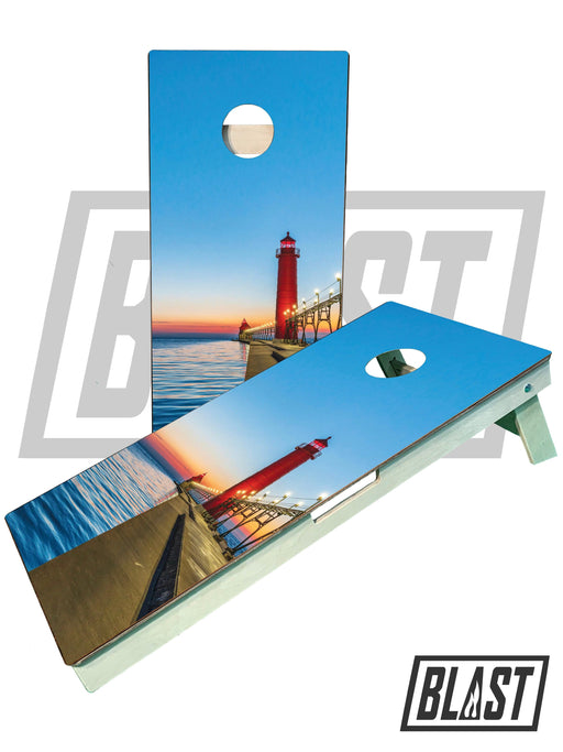 cornhole boards Grand Haven Michigan Lighthouse Cornhole Boards