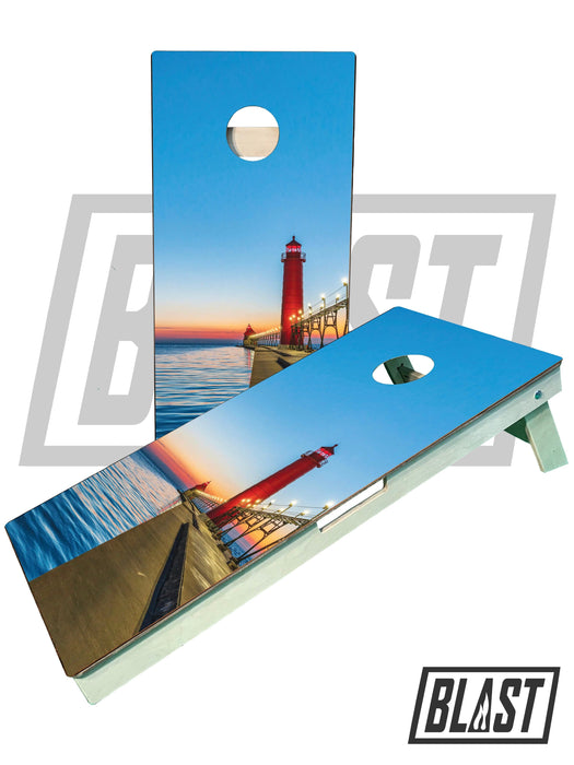 cornhole boards Grand Haven Michigan Lighthouse Cornhole Boards