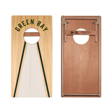 Green Bay Football Gameday Backyard 1x2 ft Cornhole Board Set