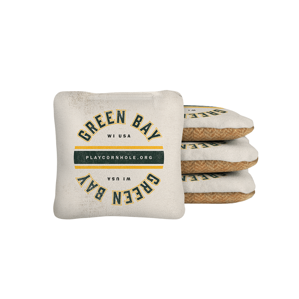Green Bay Football Gameday Backyard 1x2 ft Cornhole Board Set