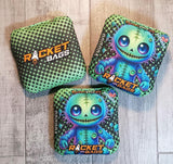 Pro Cornhole Bags Green VooDoo Doll Cornhole Bags ACO Approved Season 20