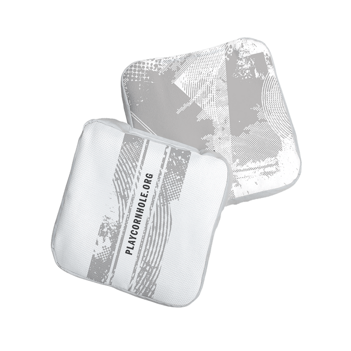 Grunge White NXT Lumi-Tek Cornhole Bags