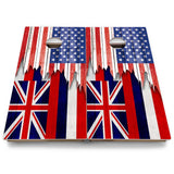 State Flags Hawaii to Maryland Cornhole Boards - Backyard Series