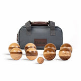 Bocce Hevea Wood 72mm Travel Bocce Set