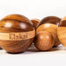 Bocce Hevea Wood 72mm Travel Bocce Set