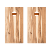 Hickory Stripes Silver Series Cornhole Boards
