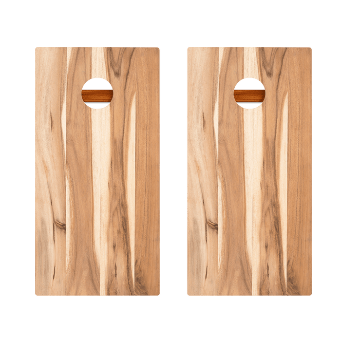 Hickory Stripes Silver Series Cornhole Boards