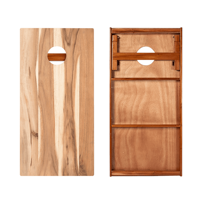 Hickory Stripes Silver Series Cornhole Boards