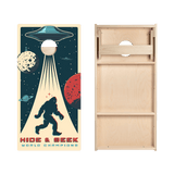 Hide & Seek Sasquatch Star Cornhole Boards
