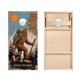 Hiking Sasquatch Star Cornhole Boards