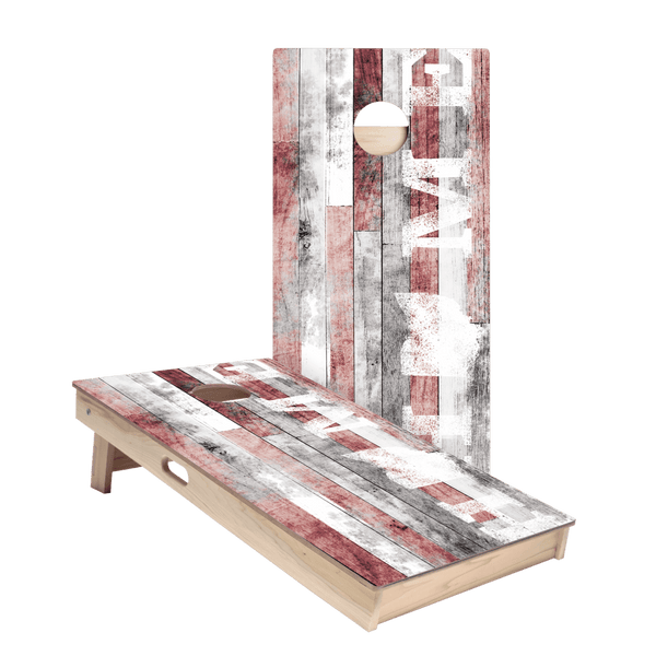 Home State Painted Wood Ohio Star Cornhole Boards