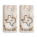 Hometown Of Texas Star Cornhole Boards