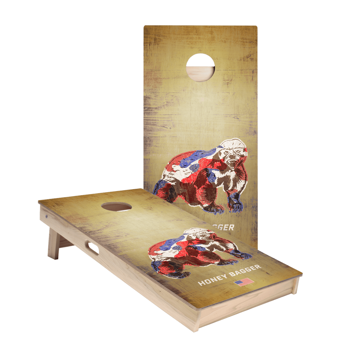 Honey Bagger Star Cornhole Boards