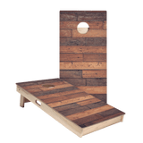 Horizontal Rustic Wood Star Cornhole Boards