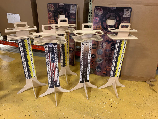 Score tower 10 pack! League Bundle Cornhole Score board/drink holder / iPad holder - qty of 10 / free ship!