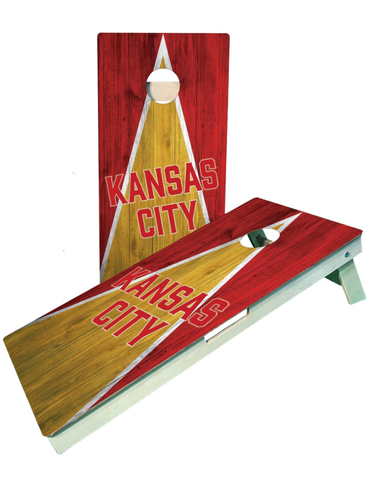 cornhole boards Kansas City Football Team Pro Style Cornhole Boards