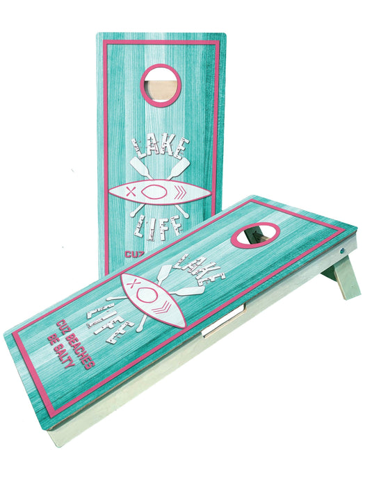 cornhole boards Lake Life Salty Cornhole Boards
