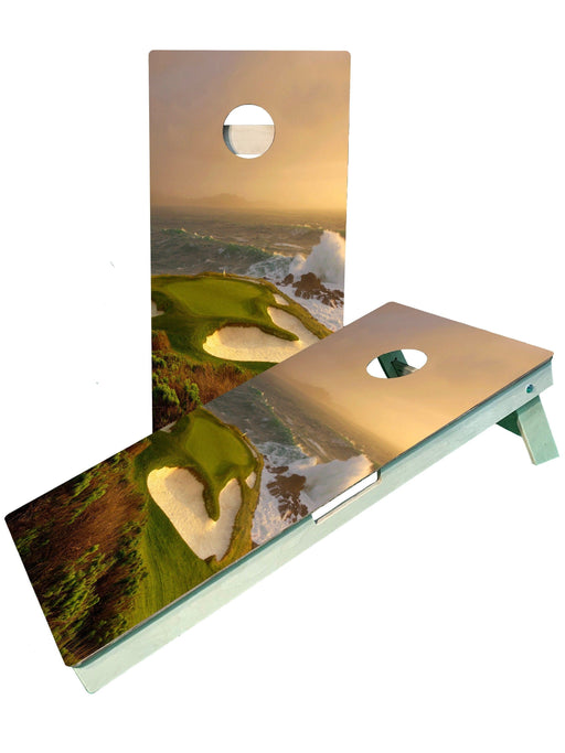cornhole boards Pebble Beach Golf Cornhole Boards