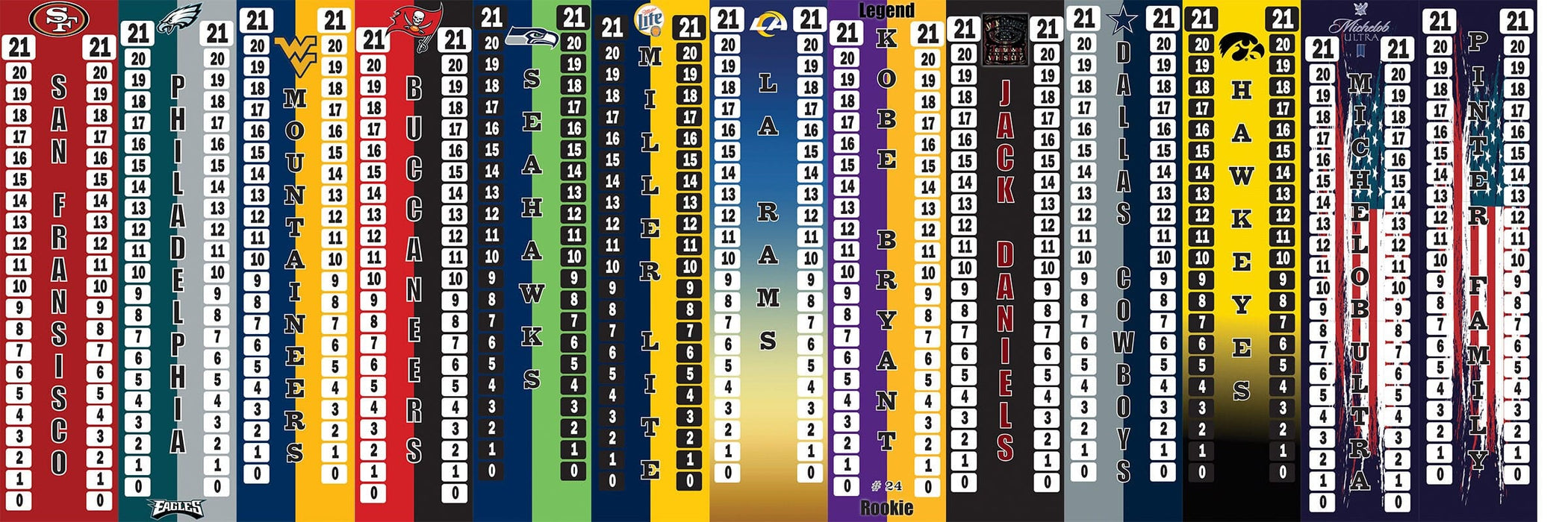 Score tower Cornhole Scoring/ Drink Holder/ Tablet/ Iphone holder/ score tower