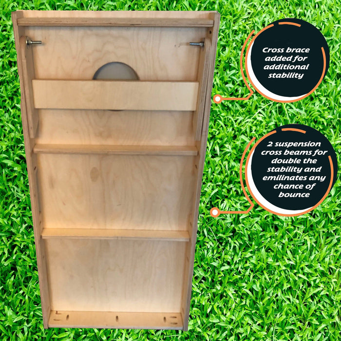 cornhole boards Rustic Beach Paradise Wasted Away, 5 oclock Tiki Themed Cornhole Boards