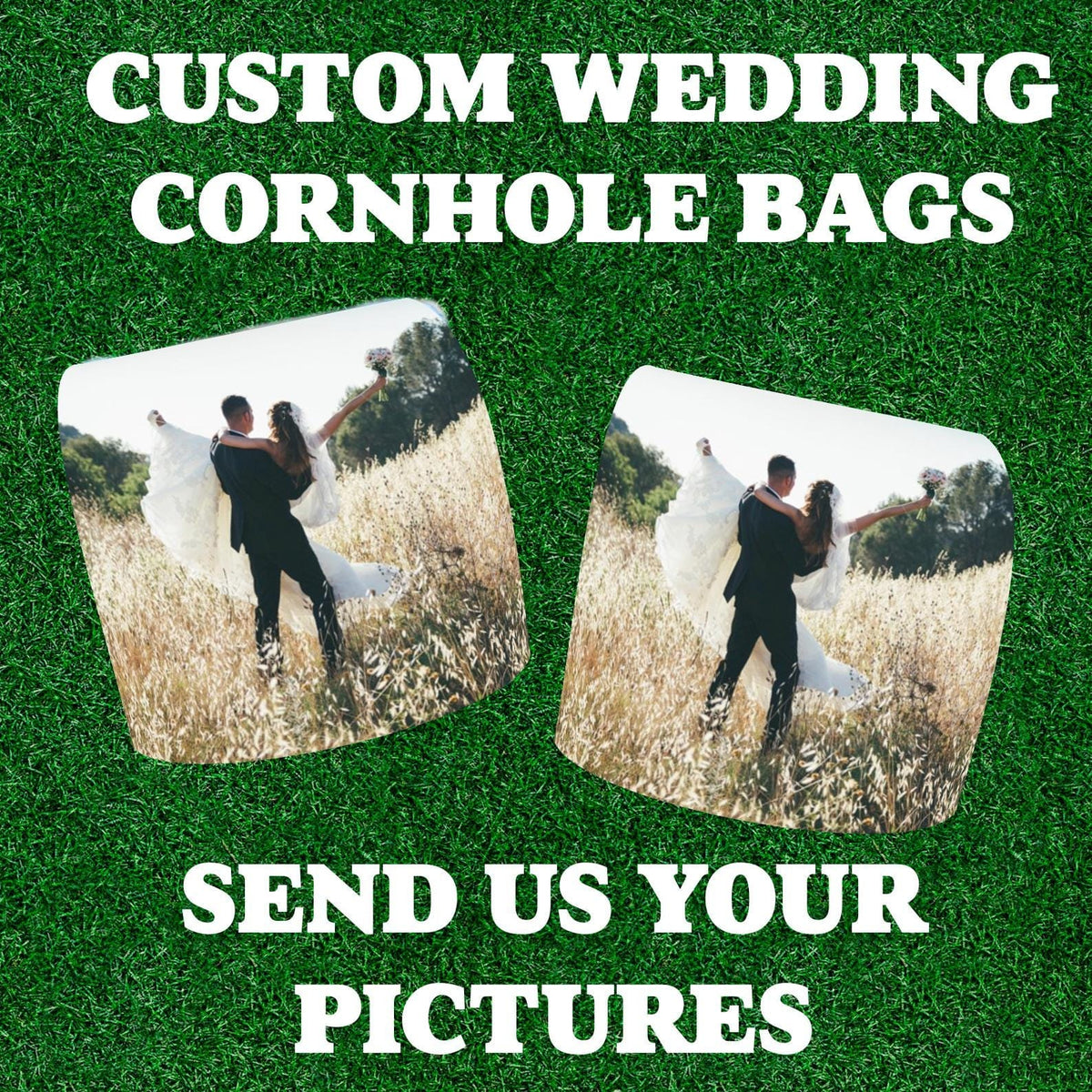 bags Custom Cornhole Bags for Wedding/Engagement Portrait, Wedding Games