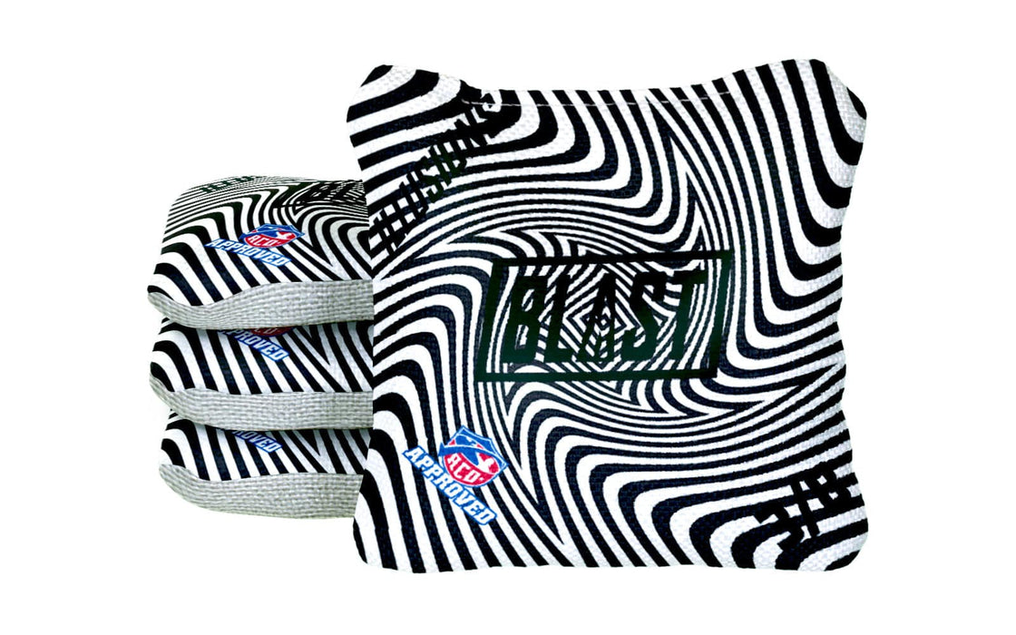 Cornhole Bag Illusions Swirl (3/8) - ACO Stamped Pro Bag