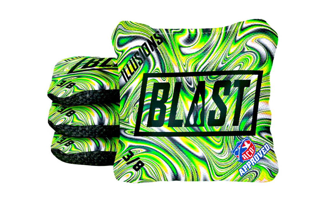 Cornhole Bag Illusions Swirl (3/8) - ACO Approved