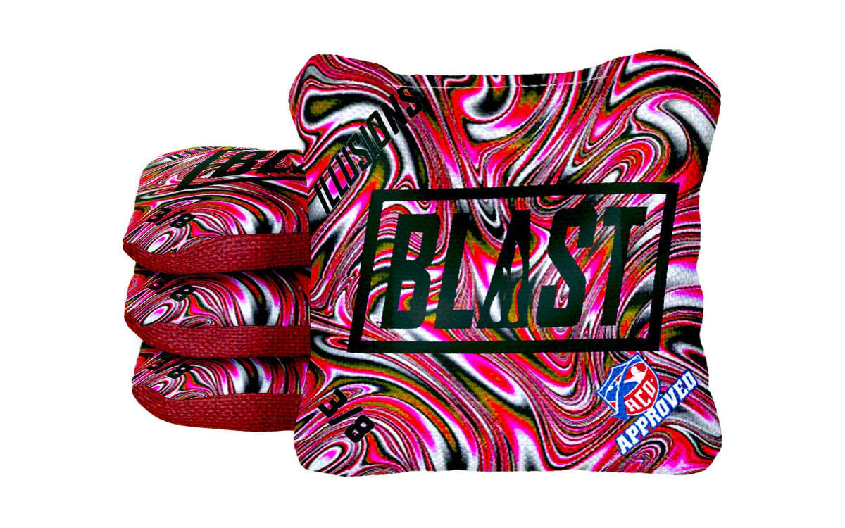 Cornhole Bag Illusions Swirl (3/8) - ACO Approved