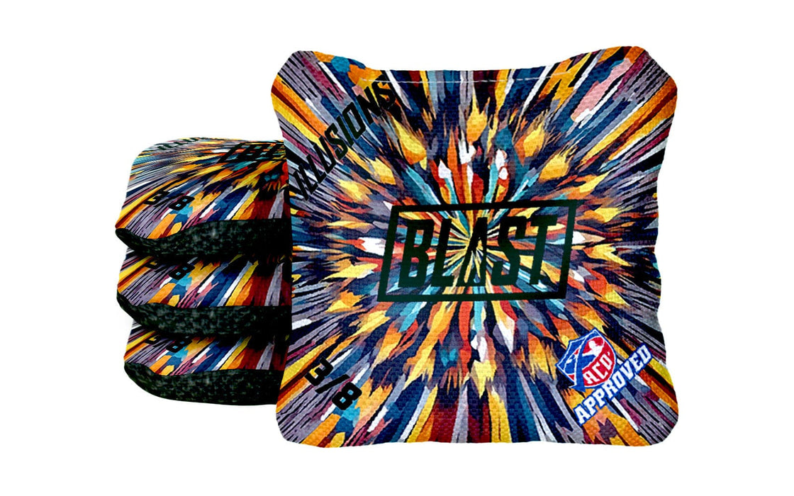Cornhole Bag Illusions Burst (3/8) ACO Approved!