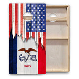 State Flags Hawaii to Maryland Cornhole Boards - Backyard Series