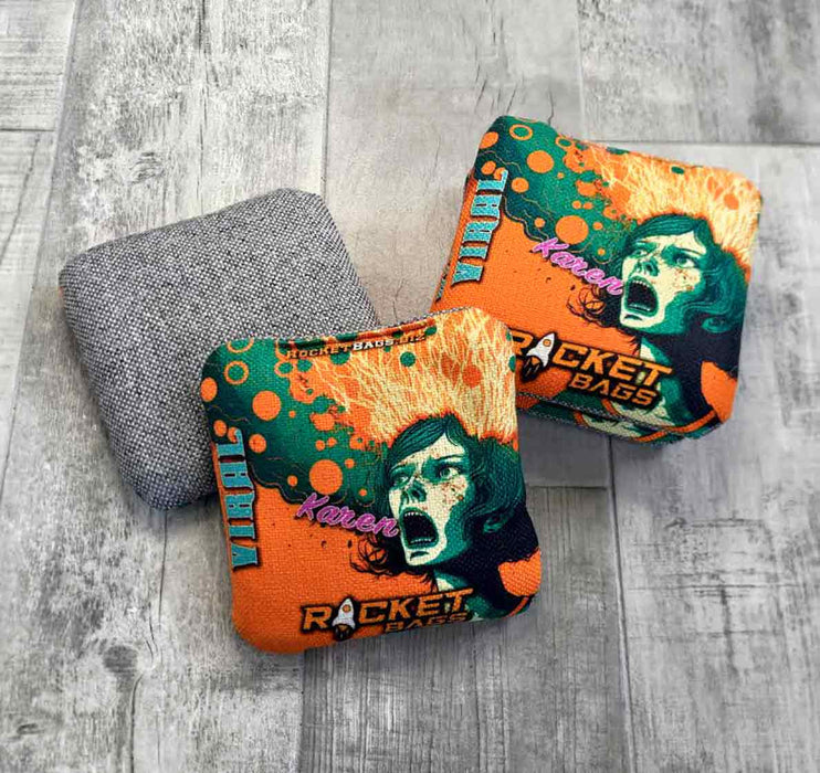 Pro Cornhole Bags VIRAL "Cornhole Karen" Carpet Cornhole Bags ACO Approved