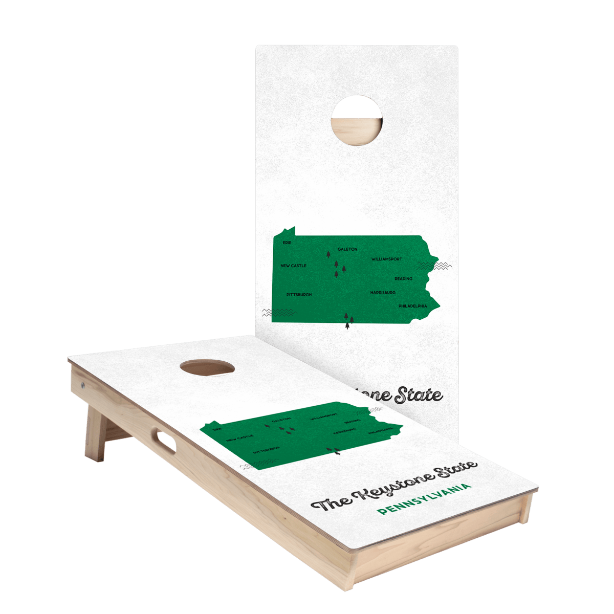 Keystone State Star Cornhole Boards