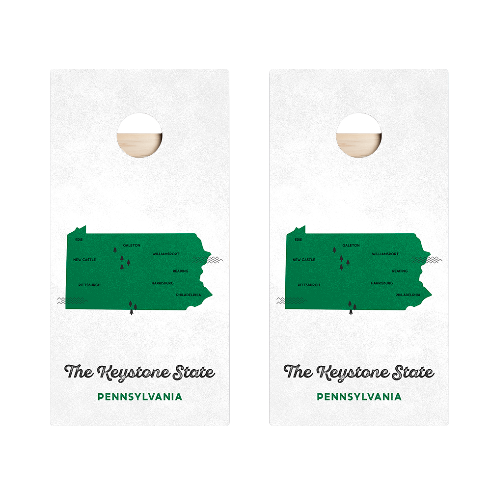 Keystone State Star Cornhole Boards