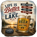 Life is Better On The Lake Cornhole Bags Set of 4