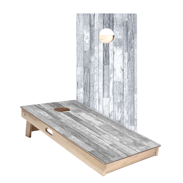 Light Small Panel Wood Star Cornhole Boards
