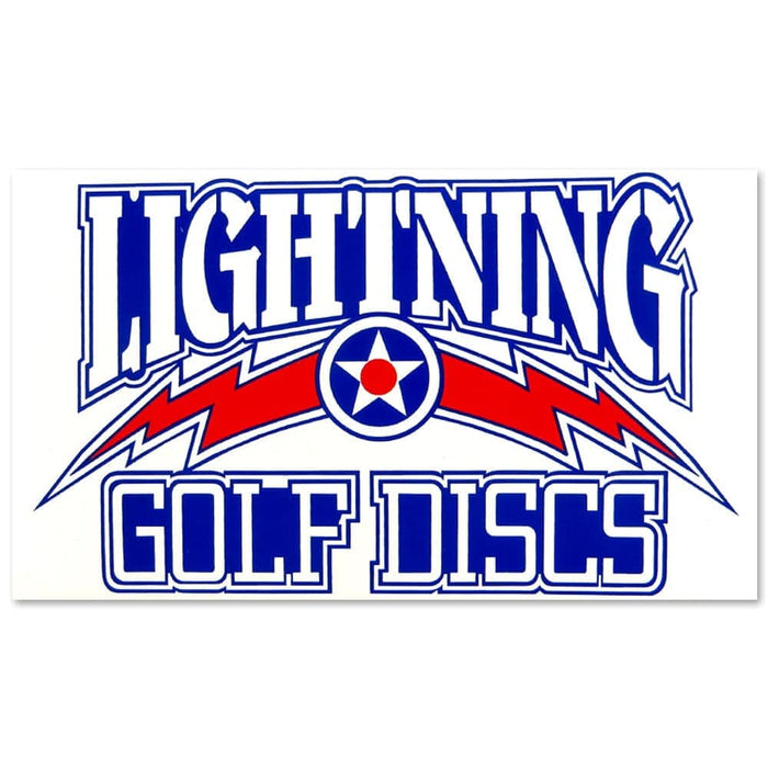 Lightning Golf Discs Logo Sticker