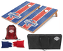 Recreational Cornhole Set World Series of Cornhole Recreational Cornhole Set - WSOC Blue and Red Stripes Boards with Red and Blue Bags