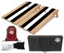 Recreational Cornhole Set World Series of Cornhole Recreational Cornhole Set - Black and White Stripes Boards with Black and White Bags