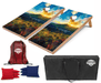 Recreational Cornhole Set World Series of Cornhole Recreational Cornhole Set - Hawaii Volcanoes National Park Daytime Boards with Red and Royal Blue Bags