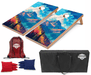 Recreational Cornhole Set World Series of Cornhole Recreational Cornhole Set - Mt. Olympus National Park Daytime Boards with Red and Royal Blue Bags