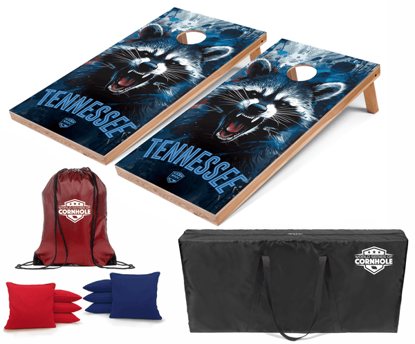 Recreational Cornhole Set World Series of Cornhole Recreational Cornhole Set - Tennessee Titans Boards with Red and Blue Bags