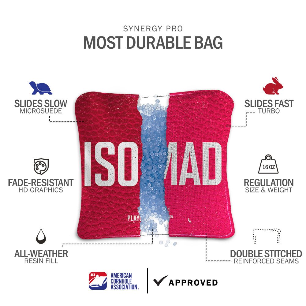 Madison Campus Gameday Synergy Pro Cornhole Bags