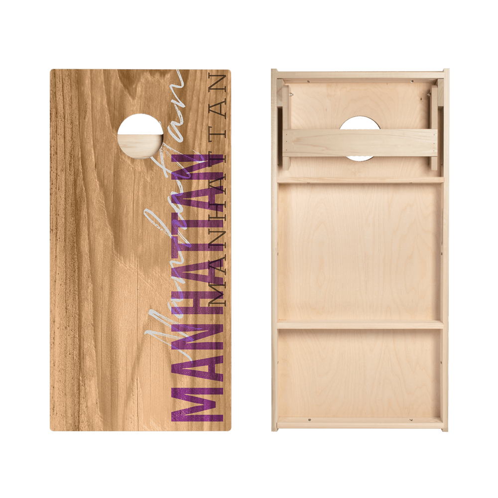 Manhattan Campus Gameday Star Cornhole Boards