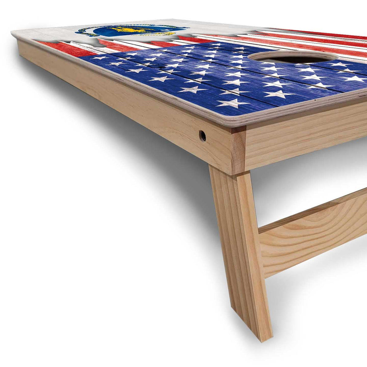 State Flags Massachusetts to New Jersey Cornhole Boards - Backyard Series